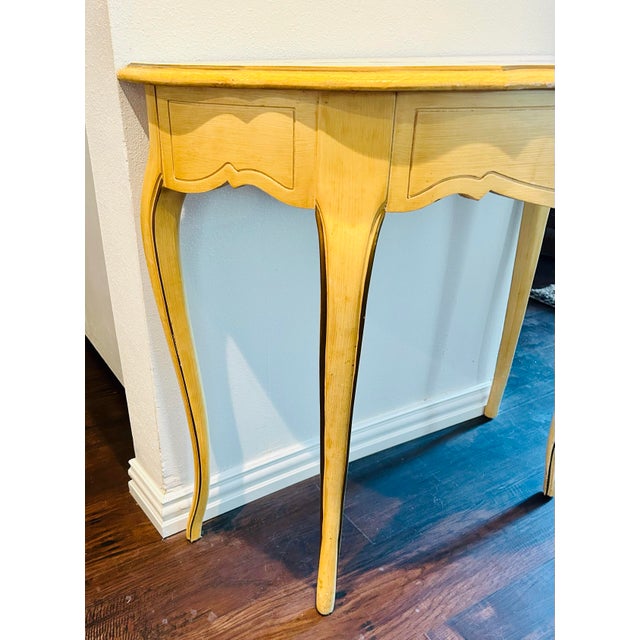 Mid 20th Century Mid 20th Century Mid-Century Imperial Demi-Lune Console Table For Sale - Image 5 of 9
