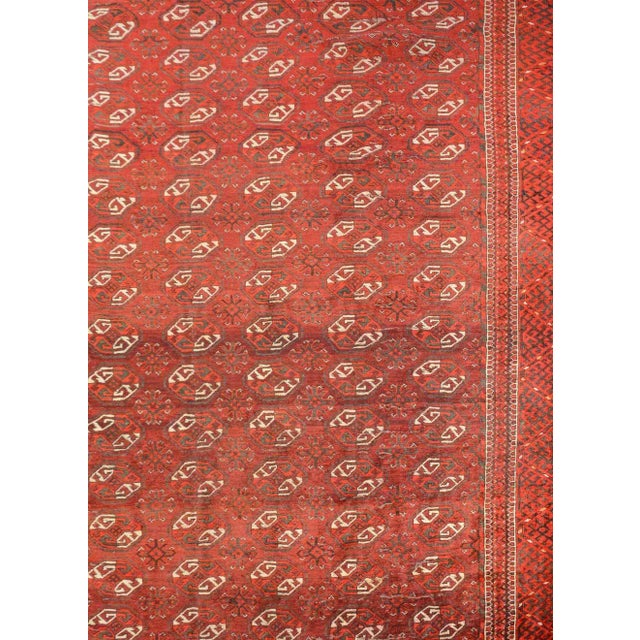 1940s Early 20th Century Turkomen Rug For Sale - Image 5 of 10