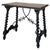 19th Spanish Side Table with Cared Turned Legs and Iron Stretcher For Sale - Image 15 of 18