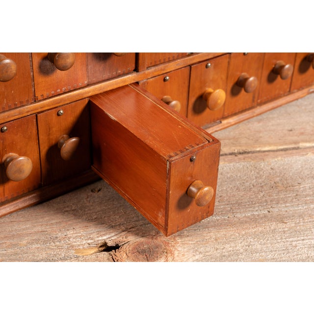 Early 20th Century "Practical Glove Holder" Oak Cabinet by A. N. Russell For Sale - Image 12 of 14