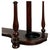 19th Century English Mahogany Marble Top Hall Stand For Sale - Image 6 of 12