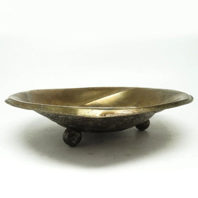 Metal Art Deco Bowl from WMF, Poland, 1950s For Sale - Image 7 of 8
