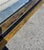 Vintage Bernhard Rohne for Mastercraft Acid-Etched Brass, Black Lacquer & Beveled Glass Dining Table, Circa 1970s For Sale - Image 9 of 12