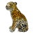 Vintage Italian Ceramic Leopard Figure For Sale
