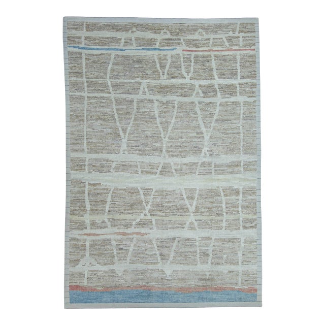 Turkish Tulu Handmade Rug 8'11" x 13' #19292 For Sale