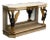 Maison Jansen Attr., Hollywood Regency, Giltwood, Mirrored Console Table, 1940s For Sale