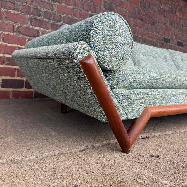 Adrian Pearsall Adrian Pearsall Restored Gondola Sofa For Sale - Image 4 of 12