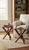 1970s Folding Stools in Teak and Brown Leather, 1970s, Set of 2 For Sale - Image 5 of 18
