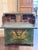 Antique Victorian Naval Campaign Secretary Chest With Hand Painted Maritime Motifs For Sale - Image 4 of 12