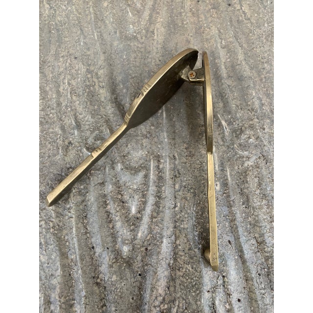 Vintage Cast Brass Tennis Racket Door Knocker For Sale In South Bend - Image 6 of 8