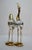 Hollywood Regency 1980s Hollywood Regency Lacquered Brass Glass Crane Heron Stork Sculptures - a Pair For Sale - Image 3 of 7