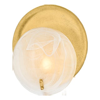 Mitzi Shanette 10.75 in. 1 Light Wall Sconce in Vintage Gold Leaf Finish For Sale