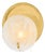 Mitzi Shanette 10.75 in. 1 Light Wall Sconce in Vintage Gold Leaf Finish For Sale