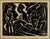 Paint A Set of Two Original Woodblock Prints of 1940s Tahitian Life, by Wolfgang Wolff For Sale - Image 7 of 9