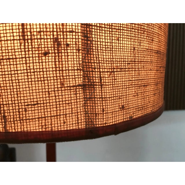 Beige Mid-Century German Teak and Steel Floor Lamp, 1960s For Sale - Image 8 of 15
