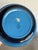 Blue Knabstrup Keramik Blue Ceramic Salad Bowl Deep Glossy Azure Denmark Mid-Century Modern 1960s For Sale - Image 8 of 10