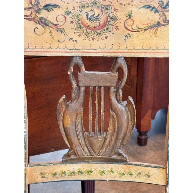 Traditional 19th Century Painted Settee For Sale - Image 3 of 6