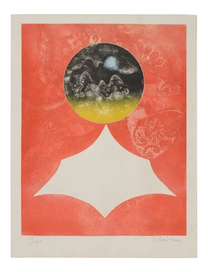 Dang Lebadang Embossed Color Etching C.1970