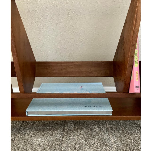 MidCentury Danish Modern Wood Bookcase Chairish