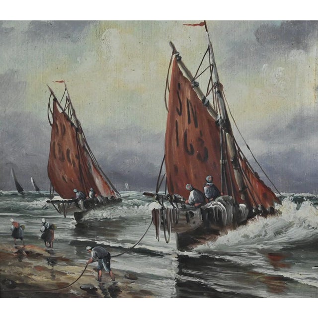 L. Henry, Fishing, Late 19th Century, Oil on Canvas, Framed For Sale - Image 6 of 16