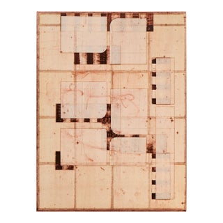 Michael Kessler Teleology Mid Century Mixed Media on Canvas For Sale
