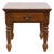 Keller Furniture Solid Oak Country French 24" Accent End Table For Sale