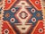 Vintage Turkish Tribal Kilim Runner, Handwoven Wool, Geometric Caucasian Pattern, Blue & Red, 3x8 For Sale - Image 17 of 17