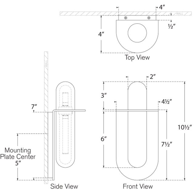 Kelly Wearstler for Visual Comfort Signature Fosse 11" Invertable Offset Oval Sconce in Antique-Burnished Brass with Alabaster For Sale - Image 11 of 13