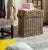 As romantic and dainty as a vintage shop treasure, this woven rattan accent table in natural adds old fashioned charm to a...