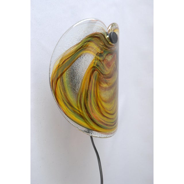 Mid-Century Modern Glass Sconce by Per Lutken for Holmegaard, 1972 For Sale - Image 3 of 8