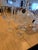 Mid-Century Modern 1960s Long Stem 24% Lead Crystal Champagne Glasses With Candy Dish - Set of 5 For Sale - Image 3 of 7