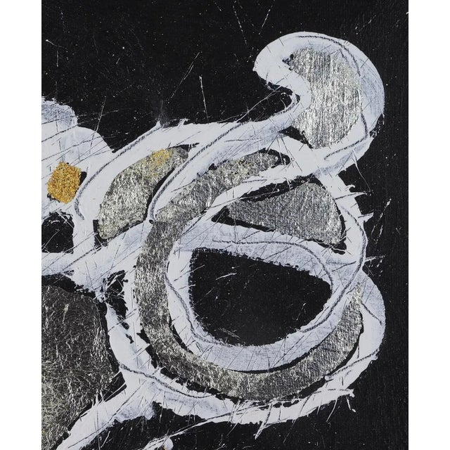 Contemporary "Rights" Contemporary Neo-Expressionist Mixed-Media Painting by Sax Berlin For Sale - Image 3 of 6