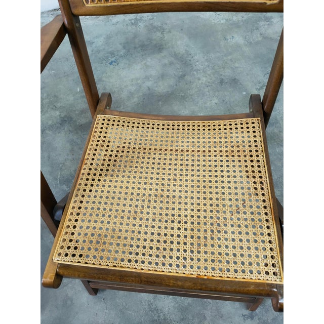 Mid-Century Modern Mid-Century Grid Folding Chair, 1970, Set of 2 For Sale - Image 3 of 9