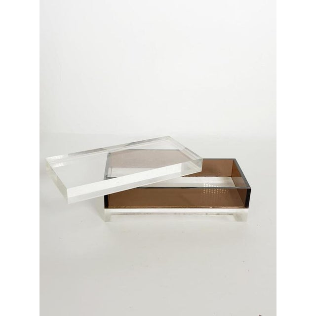 Mid-Century Modern French Altuglas Box, France, 1970s For Sale - Image 4 of 12