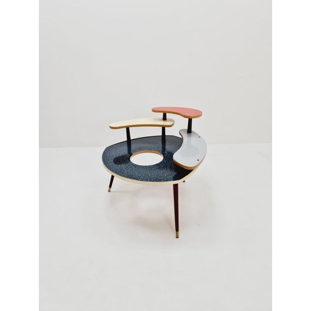 Large Mid-Century Minimalist German Colour Plant Stand For Sale - Image 4 of 11
