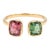 Natural Tourmaline 1.68cts Ring in 18k Gold For Sale
