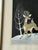 1960s offset lithograph of a “Deer in Winter” by Beatien Yazz (1928-2012), an artist known for images of the Diné people...