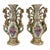 Pair of Monumental 19th Century French Vieux Paris Enameled & Gilt Porcelain Vases For Sale