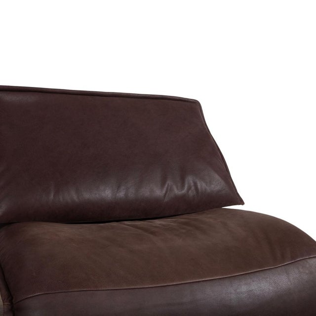 Koinor Free Motion Edit 3 Leather Two-Seater Brown Electric Function Sofa For Sale - Image 9 of 17