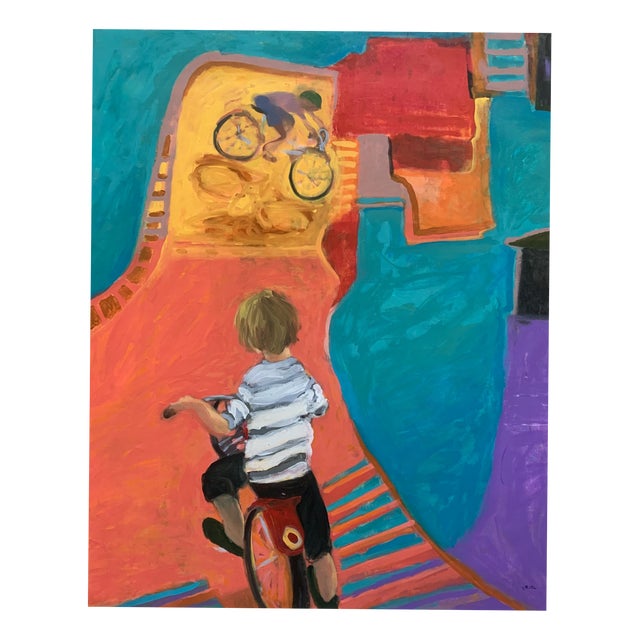 Monika Rossa, Bikes, 2025, Oil on Canvas For Sale