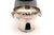 Plain Silver Stove with Rings as Handles For Sale - Image 4 of 6