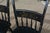 Vintage S Bent Bros Hitchcock Style Black Stenciled Dining Chairs Set of 4 For Sale - Image 14 of 18