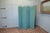 Upholstered 4 Fold Screen, Room Divider This as a tall useful piece in good condition with only minor fading to one side,...