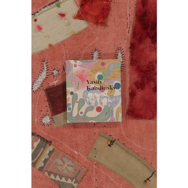 Vintage Patchwork Tapestry “Fragments of Time” in Neutral Pink Hues - Rug & Kilim For Sale - Image 9 of 9