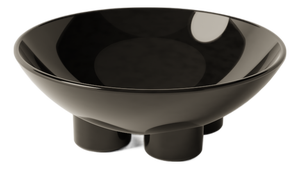 Fruuuuit Super Glossy Black Fruit Bowl by Burgio.