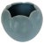 Early 20th Century 1940s Weller Art Deco Pottery Blue Daisy Art Vase For Sale - Image 5 of 6
