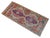 1960s 1960s Vintage Hand Made Faded Rug - 1′7″ × 3′7″ For Sale - Image 5 of 12