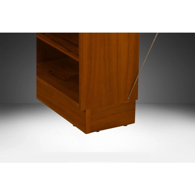 Mid Century Teak Tall Bookcase 77″ Tall Hundevad & Co., Denmark For Sale - Image 11 of 16