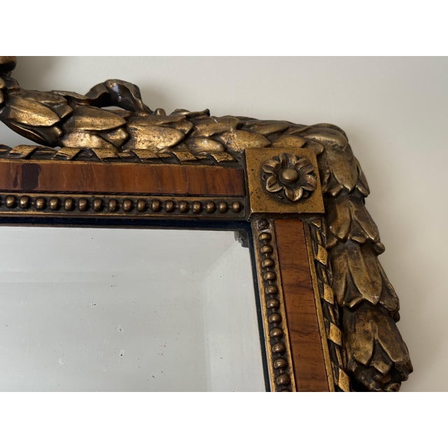 French Louis XVI Style Mirror with Antique Glass, 1800 For Sale - Image 8 of 18