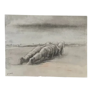Henry Moore "Agrigento Giant" 1973 Lithograph Limited Edition
